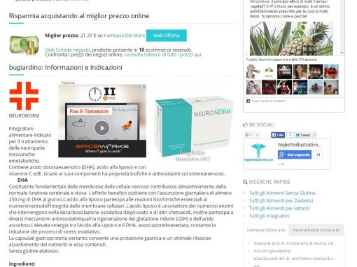 PriceCrawler per FogliettoIllustrativo.Net
