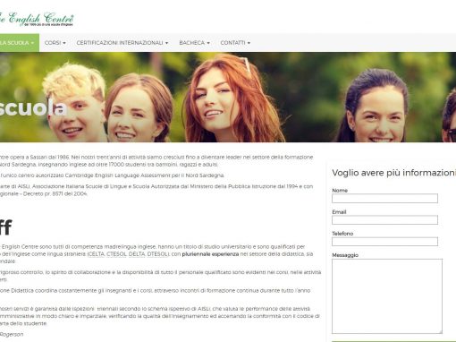 Sito web TheWnglishCentreOnline.com